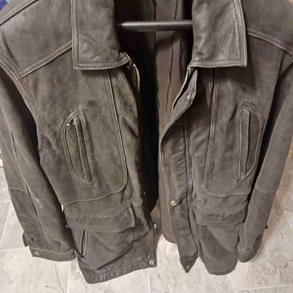 Men's Wilson LARGE ASH LINED Leather Jacket. - Picture 2 of 8